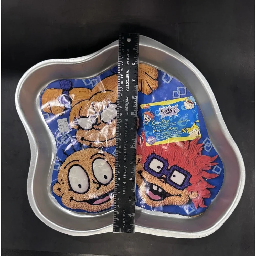 Nickelodeon Rugrats Wilton Cake Mold Pan w Insert w Tips 1998 Viacom NOS Vintage